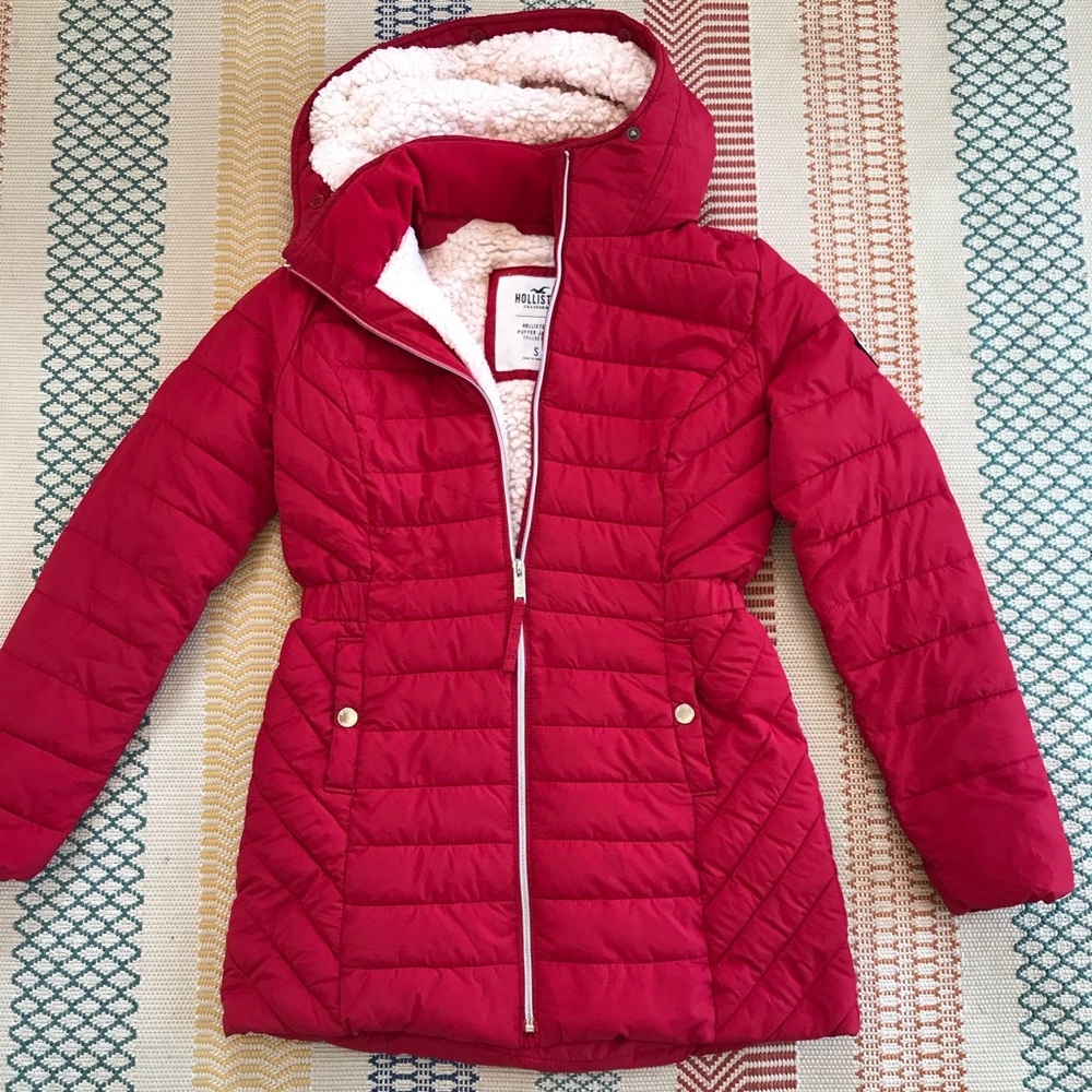 Women’s Hollister red jacket